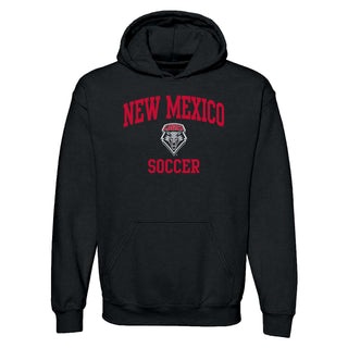 New Mexico Lobos Arch Logo Soccer Hoodie - Black
