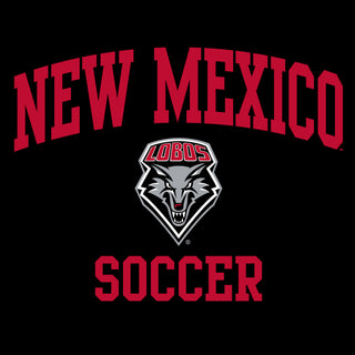New Mexico Lobos Arch Logo Soccer T-Shirt - Black