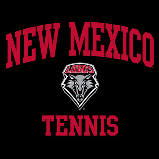 New Mexico Lobos Arch Logo Tennis T-Shirt - Black