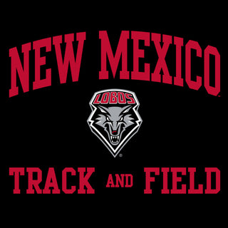 New Mexico Lobos Arch Logo Track & Field T-Shirt - Black