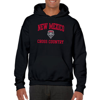 New Mexico Lobos Arch Logo Cross Country Hoodie - Black