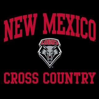 New Mexico Lobos Arch Logo Cross Country T-Shirt - Black