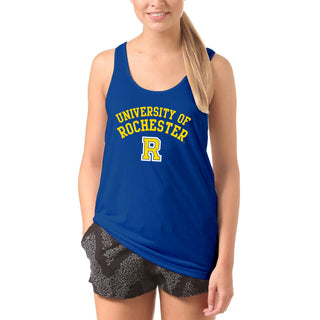 University of Rochester Yellowjackets Arch Logo Tank Top - Royal