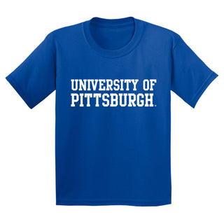 Pittsburgh Panthers Basic Block Youth T-Shirt - Royal