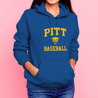 Pittsburgh Arch Logo Baseball Hoodie - Royal