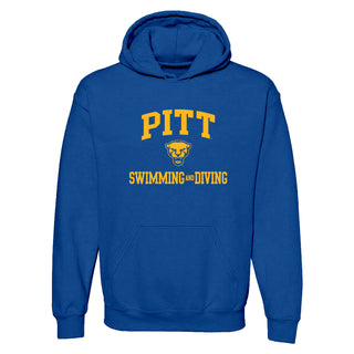Pittsburgh Arch Logo Swimming & Diving Hoodie - Royal