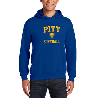Pittsburgh Arch Logo Softball Hoodie - Royal