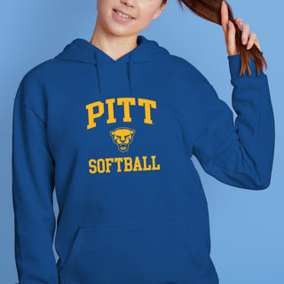 Pittsburgh Arch Logo Softball Hoodie - Royal