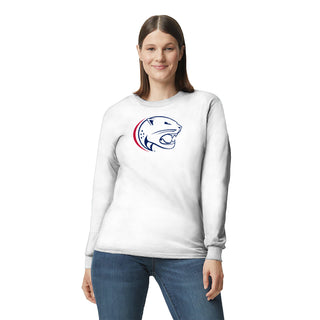 South Alabama Jaguars Primary Logo Long Sleeve T Shirt - White