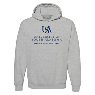 South Alabama Jaguars Institutional Logo Hoodie - Sport Grey