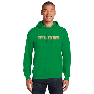South Florida Bulls Basic Block Hoodie - Irish Green