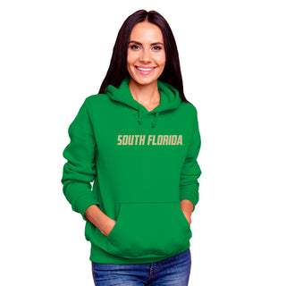 South Florida Bulls Basic Block Hoodie - Irish Green
