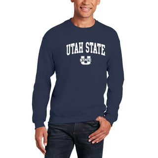 Utah State Aggies Arch Logo Crewneck