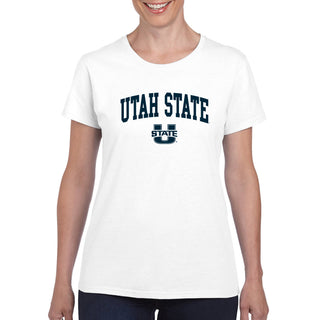Utah State Aggies Arch Logo Womens T-Shirt