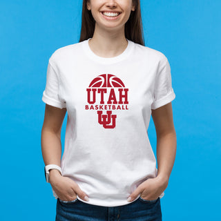Utah Utes Basketball Hype T-Shirt - White