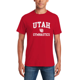 Utah Utes Arch Logo Gymnastics T-Shirt - Red