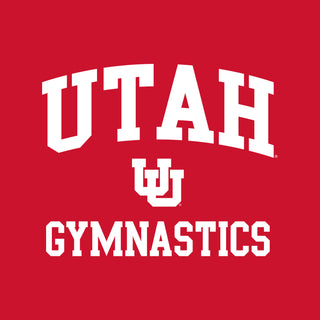 Utah Utes Arch Logo Gymnastics T-Shirt - Red