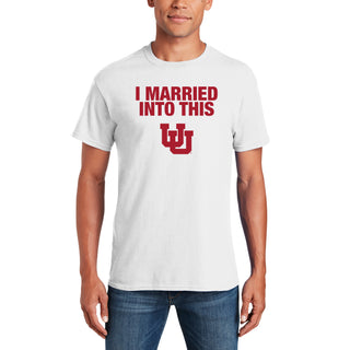 Utah Utes I Married Into This T-Shirt - White