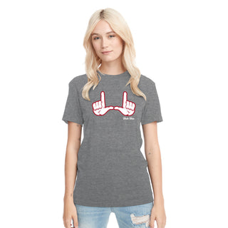 Utah Utes Hand Sign NLA Triblend T-Shirt