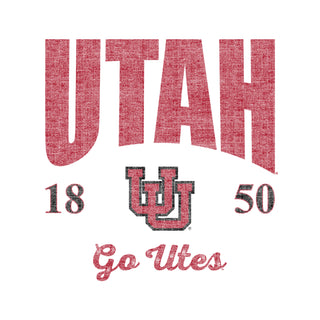 Utah Utes Giving Noise JA BTB Crewneck - White