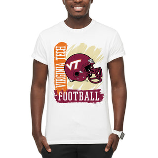 Virginia Tech 90s Big Print T-Shirt - White
