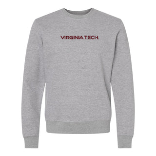 Virginia Tech Wordmark EMB BTB Crewneck