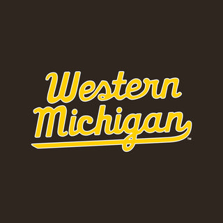 Western Michigan Script Wordmark Hoodie - Dark Chocolate