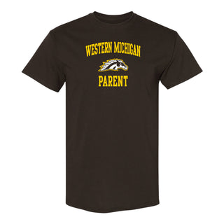 Western Michigan Arch Logo Parent T-Shirt - Dark Chocolate