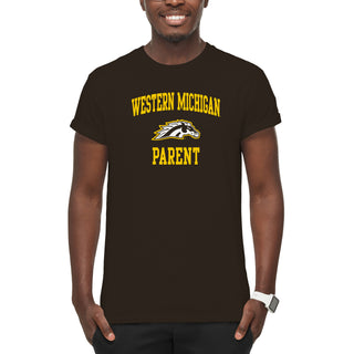 Western Michigan Arch Logo Parent T-Shirt - Dark Chocolate