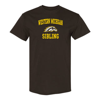 Western Michigan Arch Logo Sibling T-Shirt - Dark Chocolate