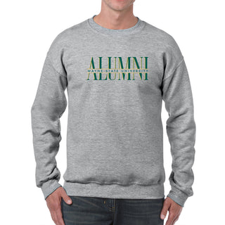Wayne State Classic Alumni Crewneck - Sport Grey