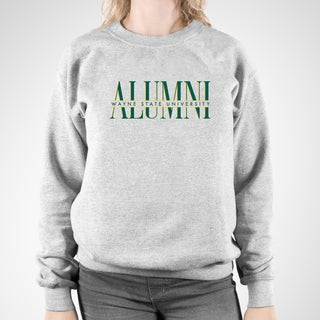 Wayne State Classic Alumni Crewneck - Sport Grey