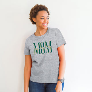 Wayne State Classic Mom T-Shirt - Sport Grey