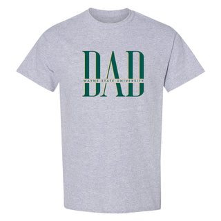 Wayne State Classic Dad T-Shirt - Sport Grey