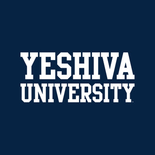 Yeshiva University Basic Block Hoodie - Navy
