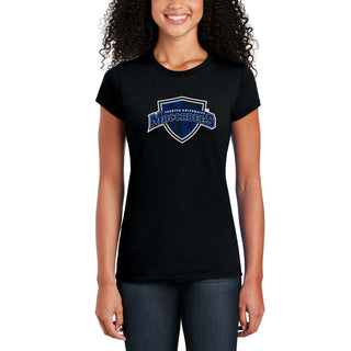 Yeshiva University Primary Logo Womens T-Shirt - Black
