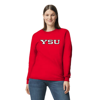 Youngstown Penguins Basic Block Long Sleeve - Red