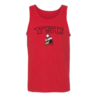 Youngstown Penguins Arch Logo Tank Top - Red