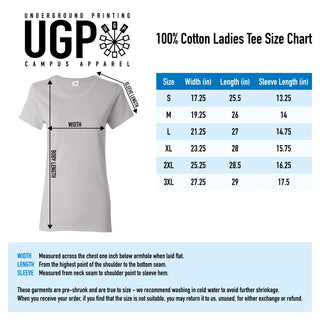 Old Dominion University Monarchs Distressed Circle Logo Basic Cotton Womens Short Sleeve T Shirt - Navy