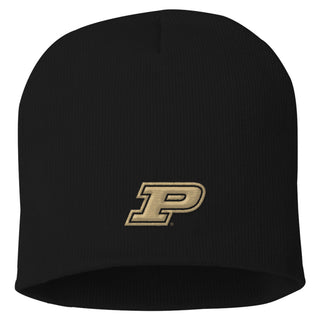 Purdue Primary Logo Solid Knit Beanie