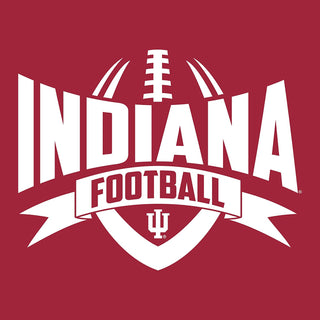 Indiana University Hoosiers Football Rush Short Sleeve T-Shirt - Cardinal
