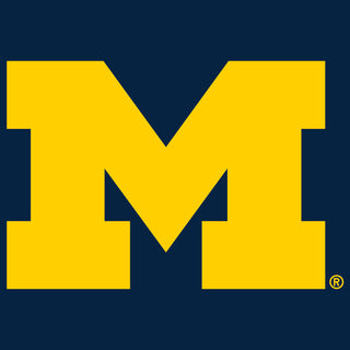 Michigan Primary Logo 1/4 Zip Sweatshirt - Navy