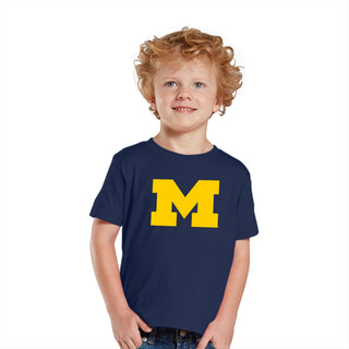 Primary Logo University of Michigan Toddler T Shirt - Navy