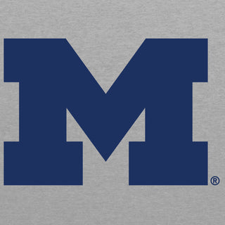 Michigan Primary Logo 1/4 Zip Sweatshirt - Sport Grey
