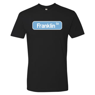 Franklin Street Sign T Shirt - Black