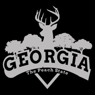 Georgia Deer Arch T-Shirt - Black