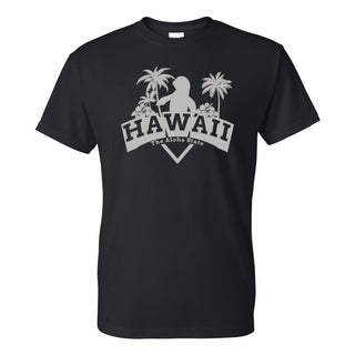 Hawaii Seal Arch T-Shirt - Black