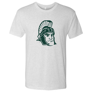 Michigan State University Spartans Sparty Mark Short Sleeve T Shirt - Heather White