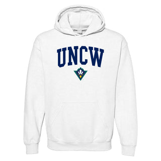UNC Wilmington Seahawks Arch Logo Hoodie - White