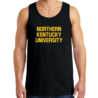 Northern Kentucky University Norse Basic Block Tank Top - Black